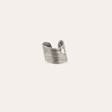 bague wave argentee gas bijoux fils metalliques dody chantilly