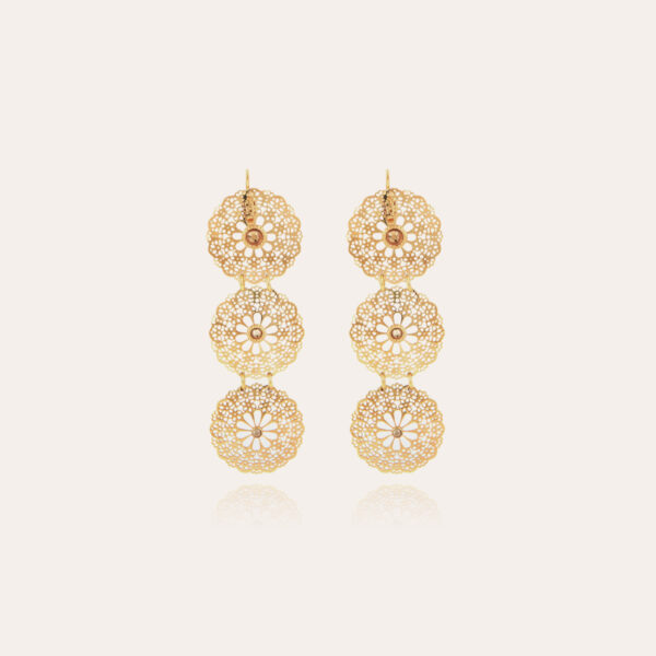 boucles femme bijou chic dore chantilly dody