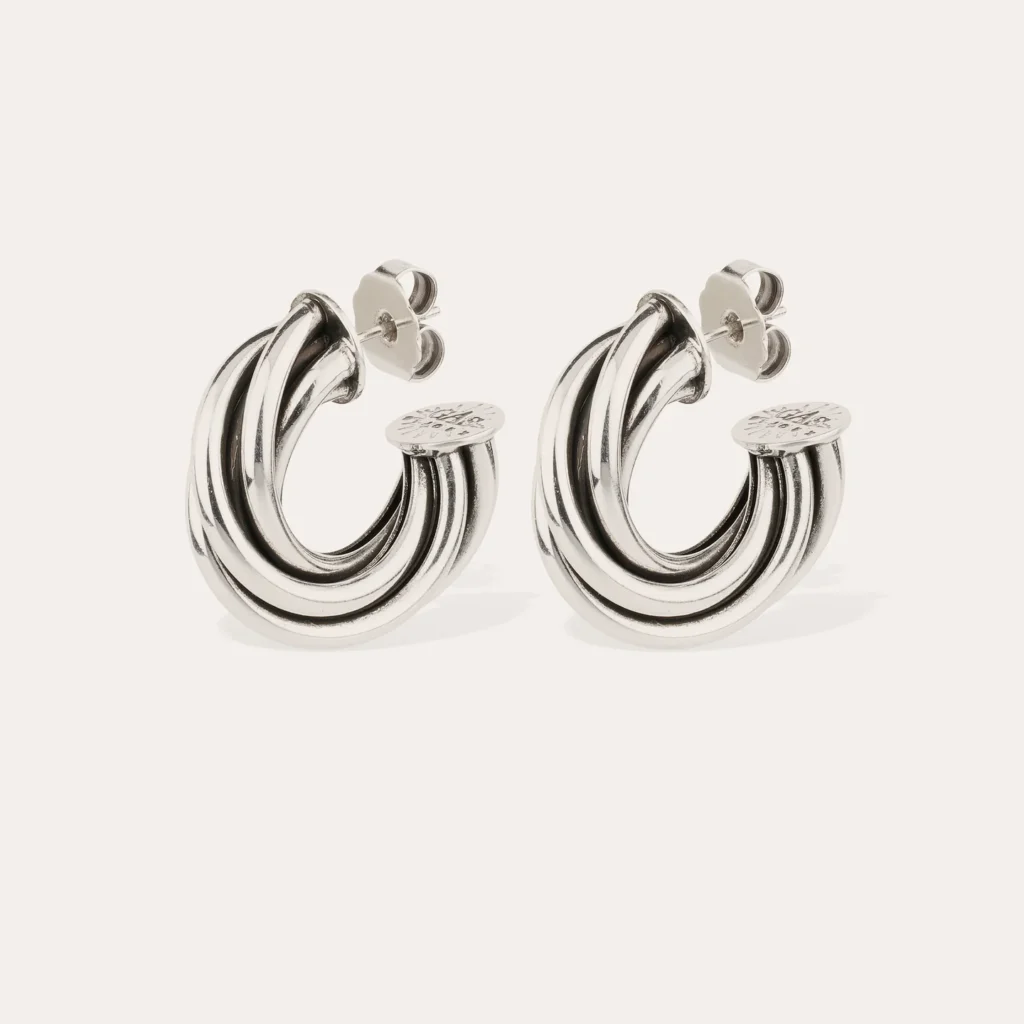 boucles oreilles creoles atik mini argentees gas bijoux dody chantilly