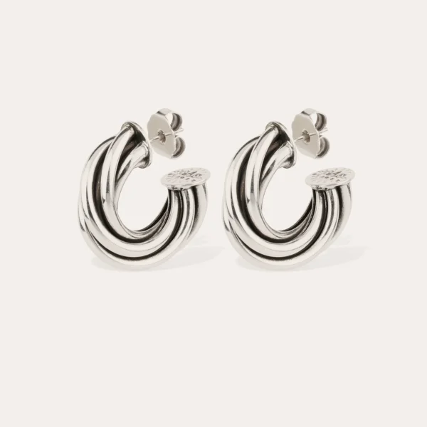 boucles oreilles creoles atik mini argentees gas bijoux dody chantilly