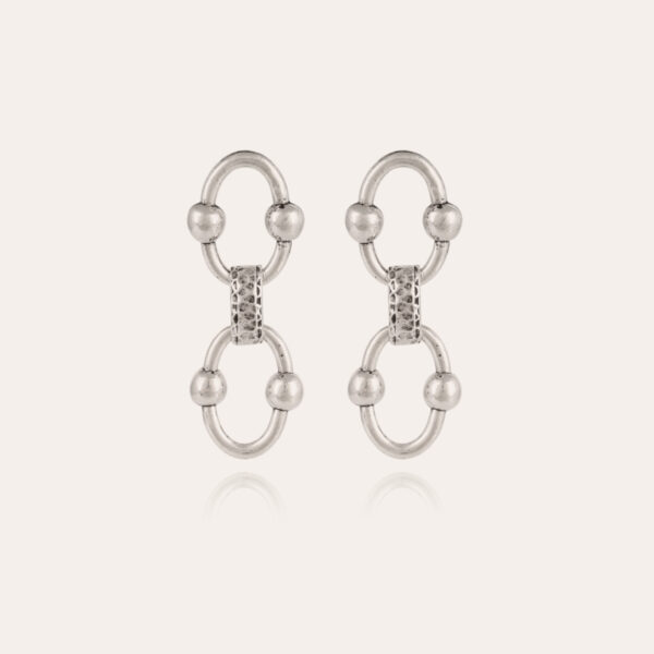 boucles oreilles argentees perles porte femme bijou elegant DODY Chantilly