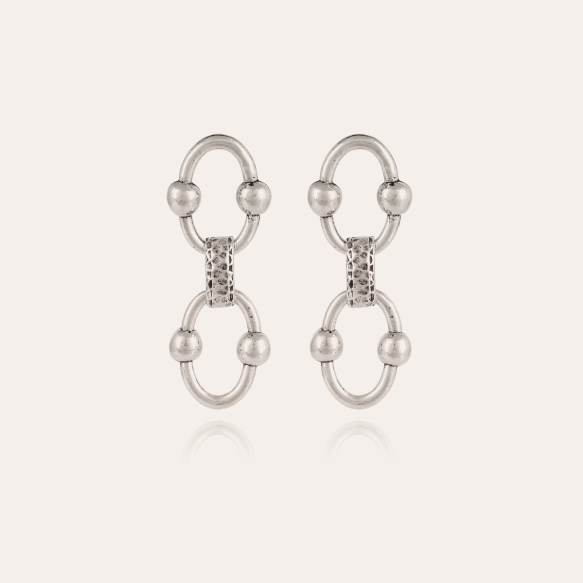 boucles oreilles argentees perles porte femme bijou elegant DODY Chantilly
