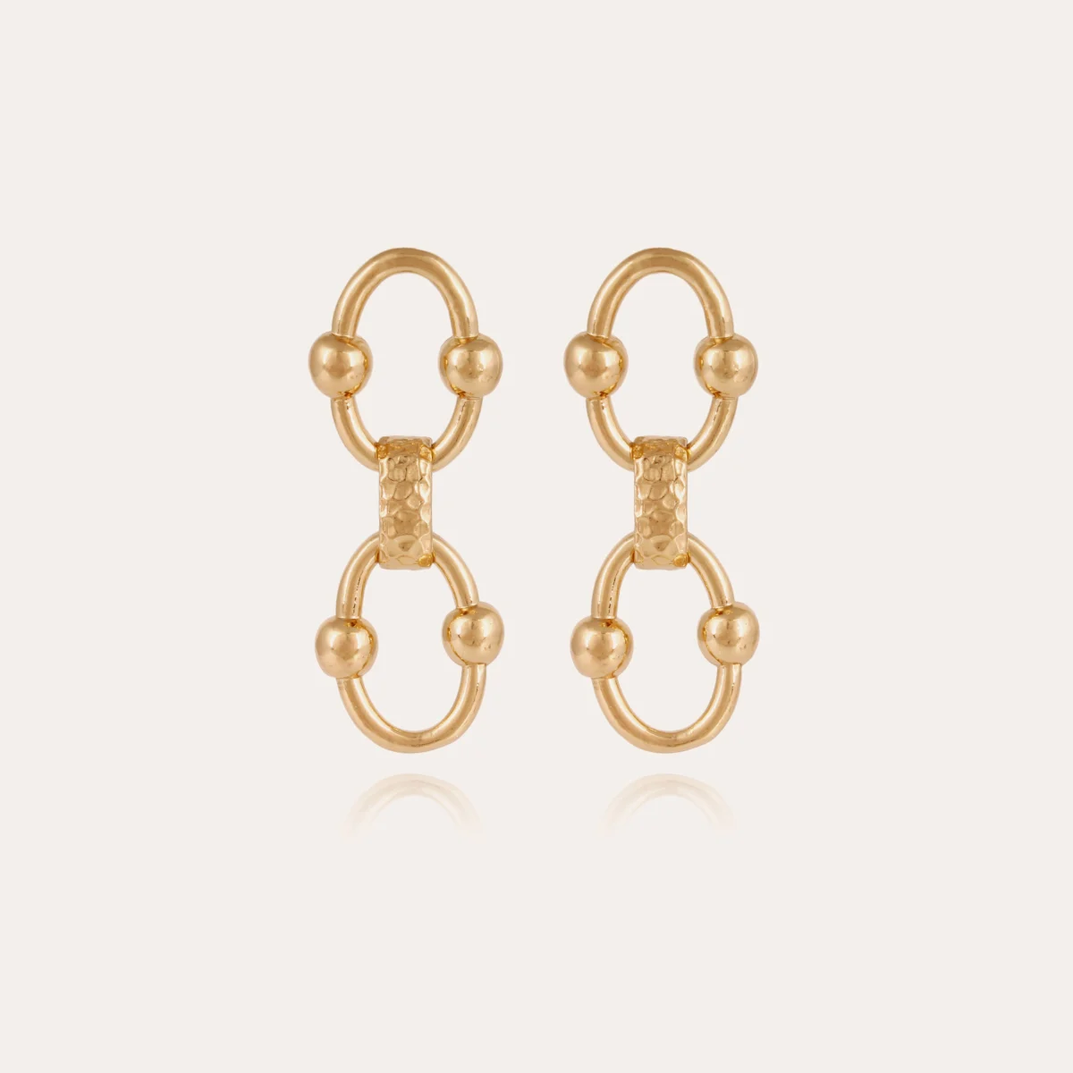 boucles oreilles dorees perles bijou elegant Dody Chantilly Gas bijoux