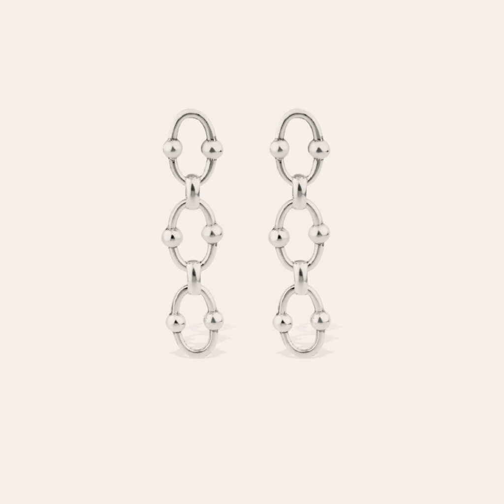 Boucles Rivage 3 mini argentées