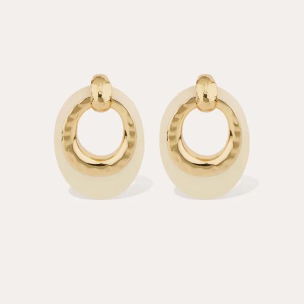 boucles selva gas bijouxfemme bijou chic ivoire dore chantilly dody boutique