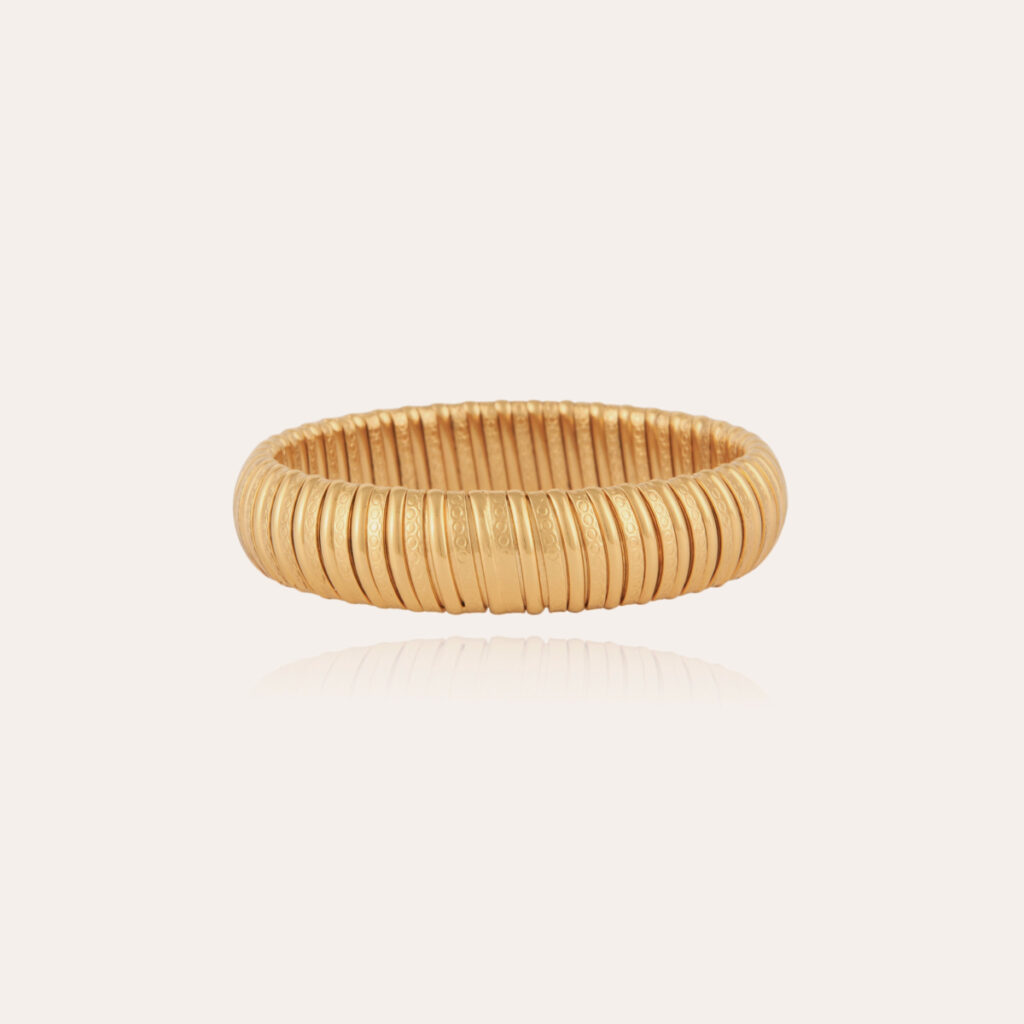 bracelet jonc dore porte femme bijou elegant dody chantilly