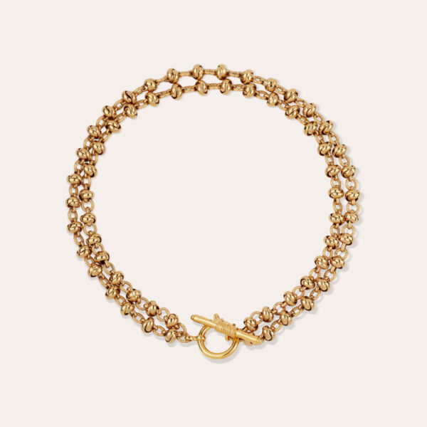 Collier Atik double or