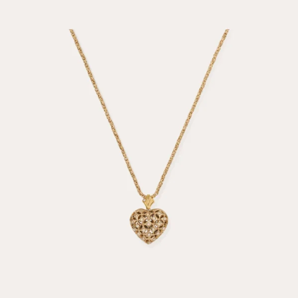 collier coracao bicolore gas bijoux coeur filigrane dody chantilly