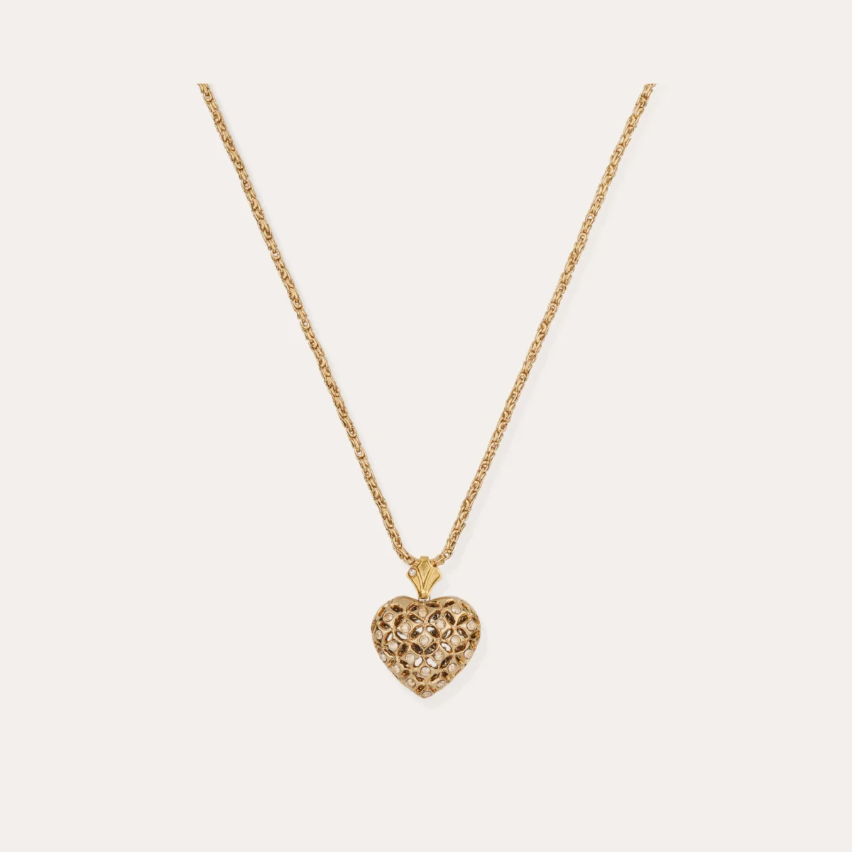 collier coracao bicolore gas bijoux coeur filigrane dody chantilly