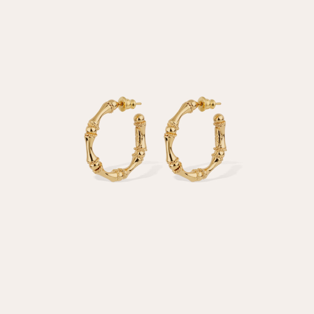 boucles bambou gas bijoux femme bijou chic dore chantilly dody boutique