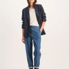 pantalon esteban jean bleu femme coupe boule chantilly dody boutique