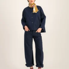 pantalon femme look chic rayures chantilly dody boutique