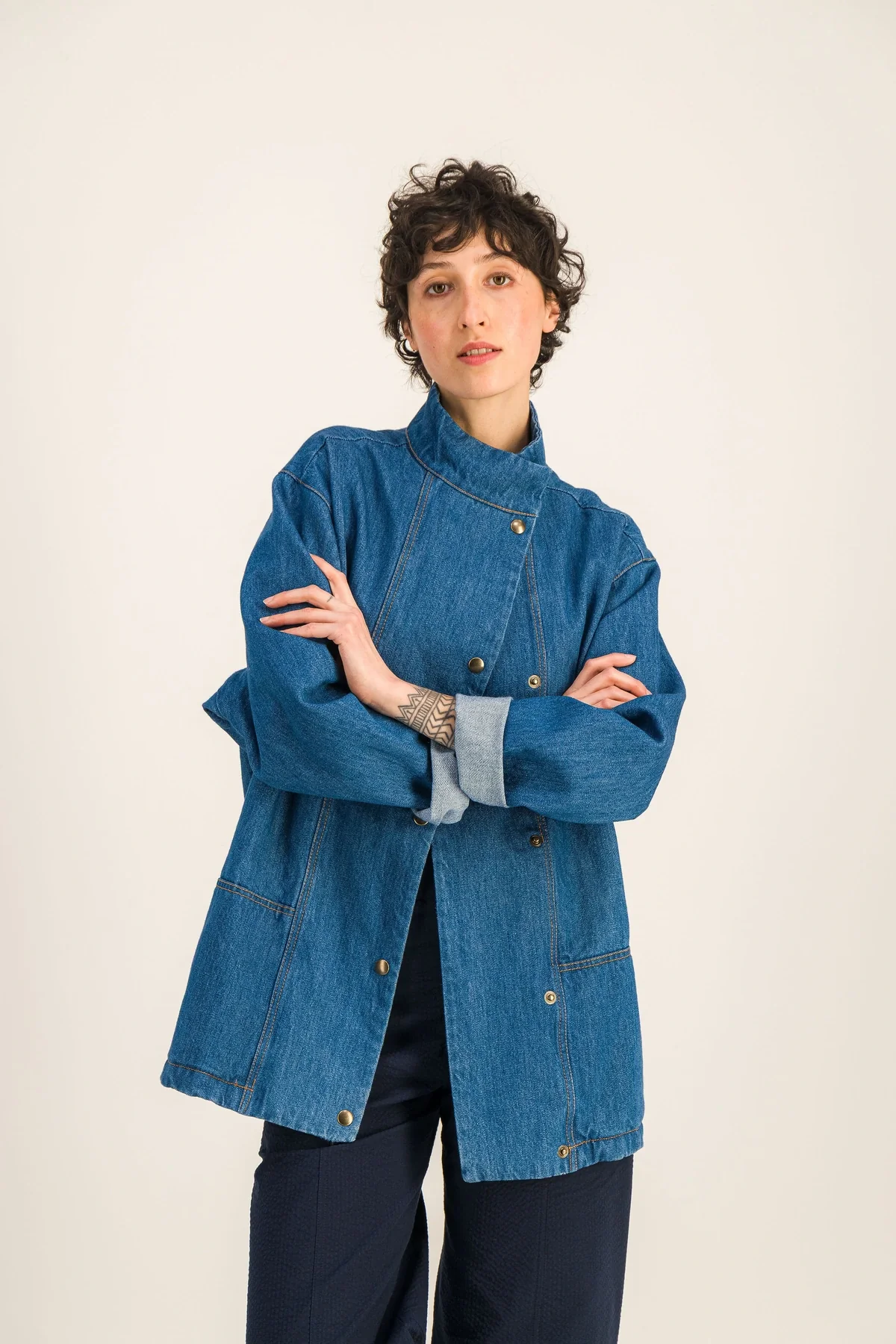 veste jean femme look tendance chantilly dody boutique