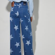 pantalon swiggy etoiles femme denim bleu dody chantilly
