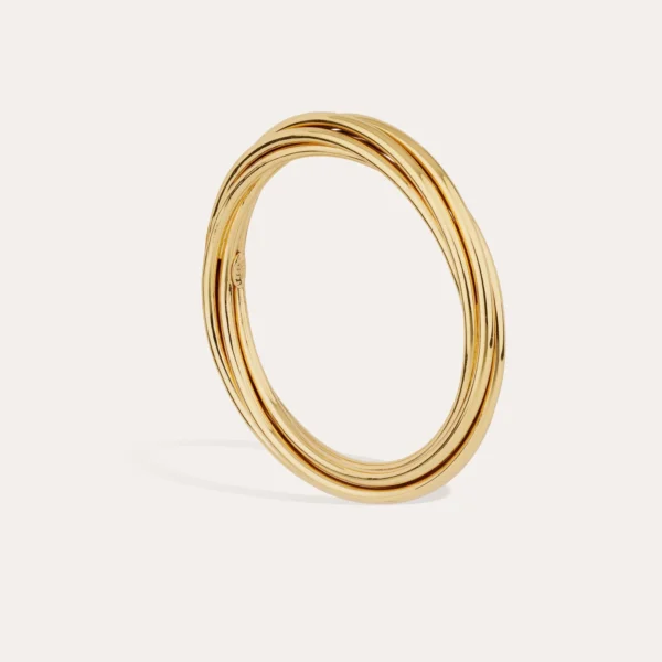 bracelet atik anneaux entrelaces dores dody chantilly